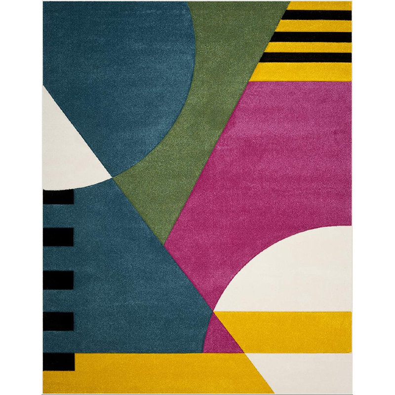 Menelaus Performance Geometric Rug, Rectangle 8' x 10'