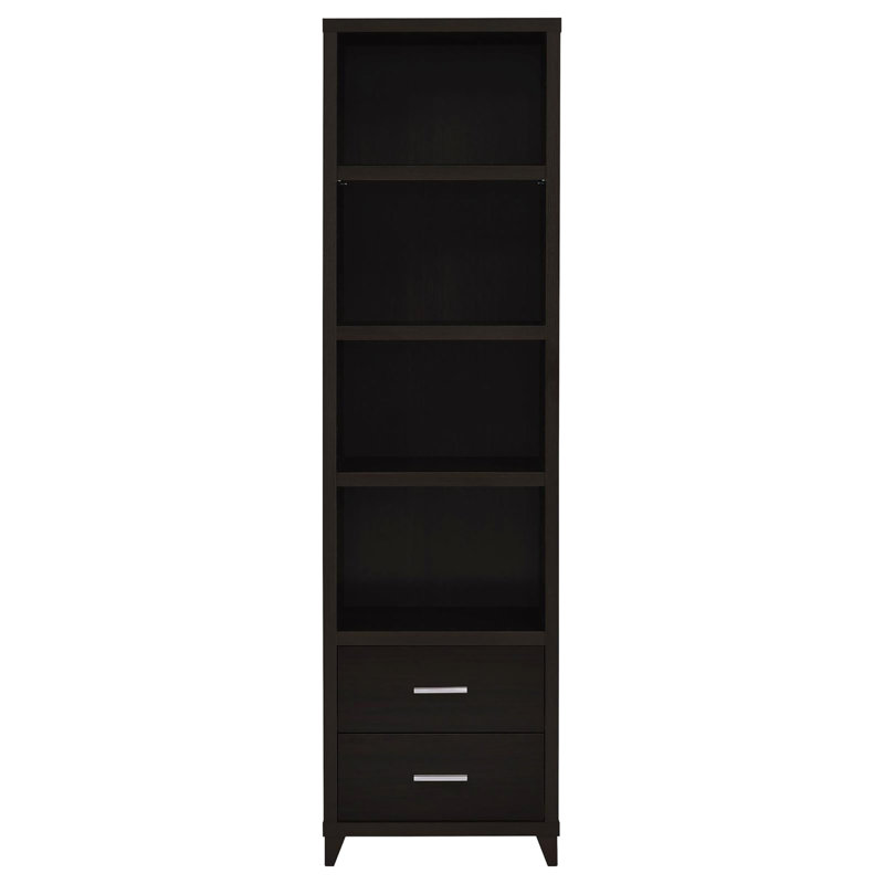 Brown Cappuccino Media Display Tower - Showcase Your Belongings Customizable Organization For Needs