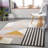 Laureate Geometric Handmade Tufted Wool Cream/Light Gray/Brown Area Rug-1581135679