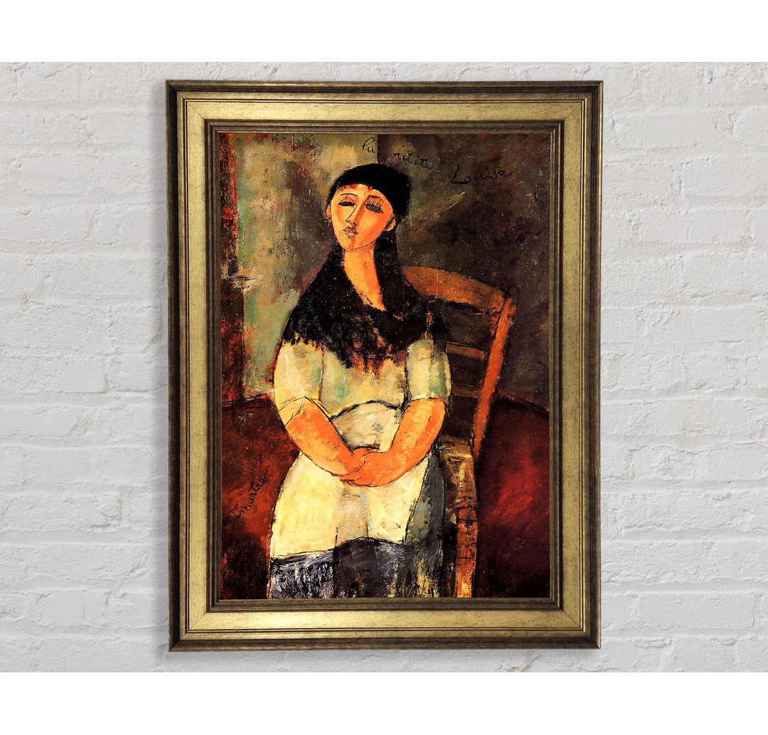 Modigliani Die kleine Louise - Einzelner Bilderrahmen Kunstdrucke