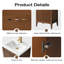 Ensemble de meuble-lavabo sur pied lavabo simple 24 po avec plateau en céramique blanche-105208965-105208968-119711649