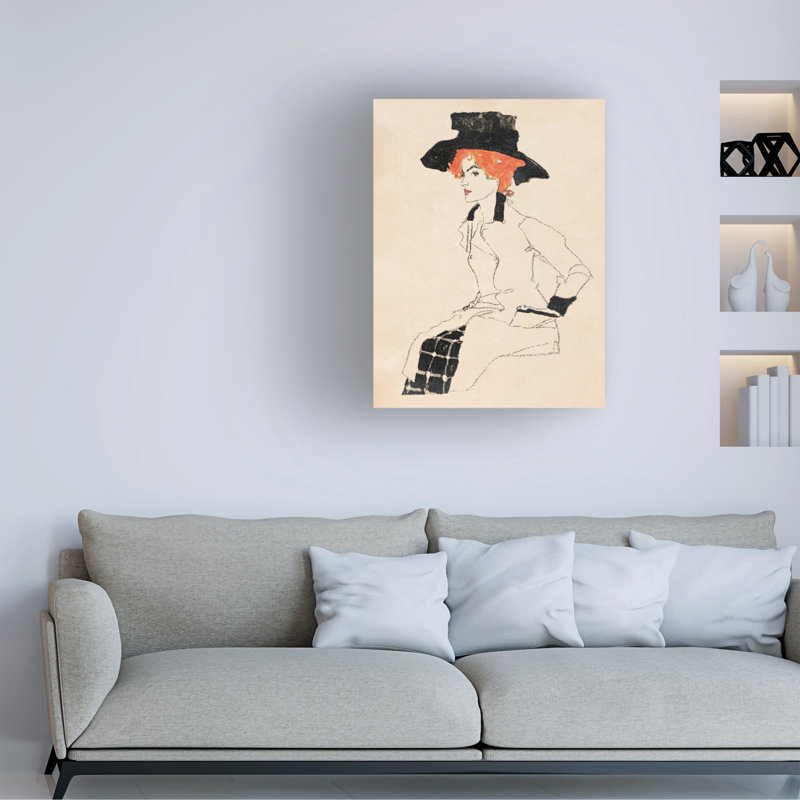 Sur toile, H 24 po x l 18 po x P 2 po