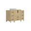 Armoire de meuble-lavabo à simple cuve l 48 po x P 22 po x H 34 po avec comptoir blanc-1526720897