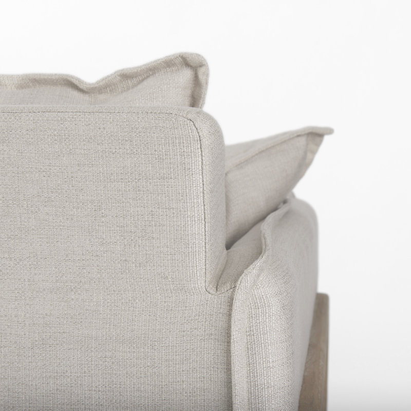 Tatianya Upholstered Sofa, Cream