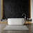59'' Fluted Freestanding Soaking Acrylic Bathtub