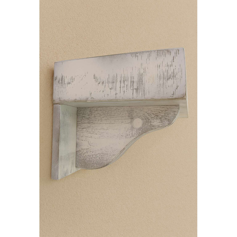 Rough Cut Wall Shelf, 5 ft. in Rustic White finish, 60