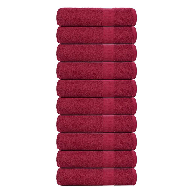 Vanturi 100% Cotton Hand Towel, Bordeaux