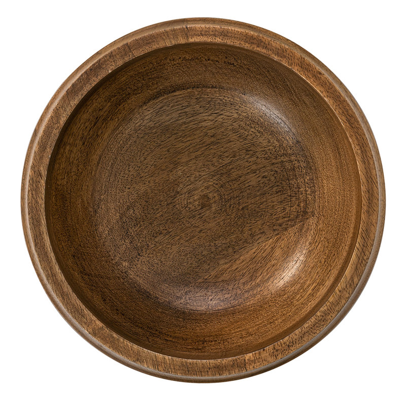 Bilbao Mango Wood Serving Bowl, 6" H x 12" W x 12" D
