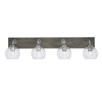 Barre d'éclairage de salle de bain 4 lumières Oxbridge