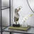Polystone Hands Decorative Silver Sculpture