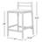 Clemie Unfinished Stool-107163405