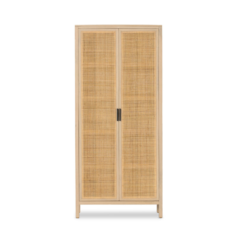 Caprice Tall Cabinet, Natural Mango/Light Brown