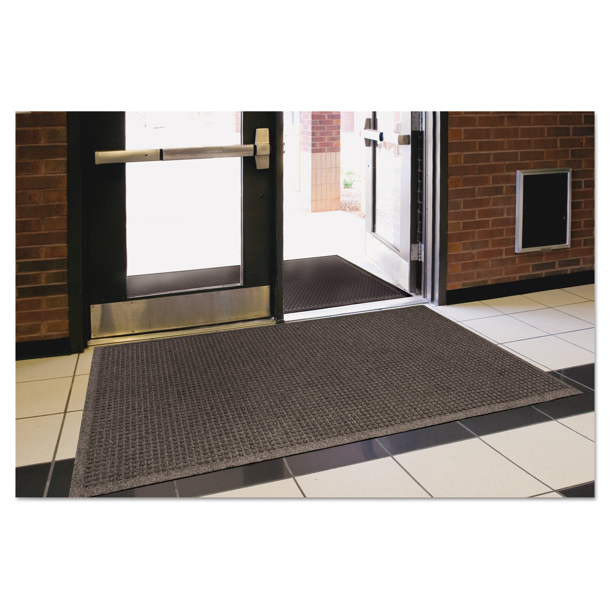 Modern Black Outdoor Doormat 2'x3' + Reviews