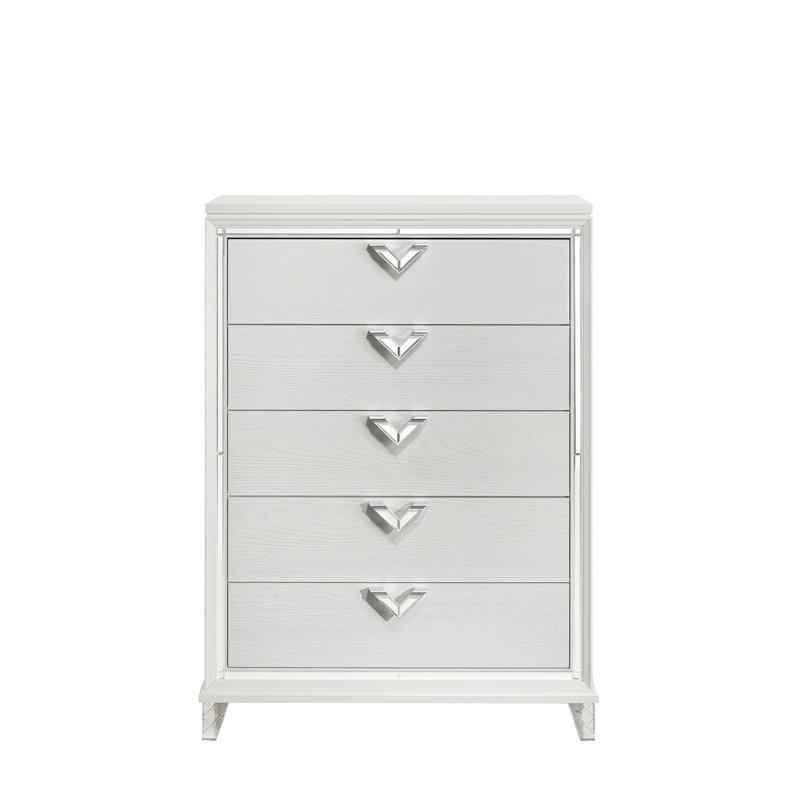 Commode 5 tiroirs Ceri