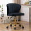 Benzonia Velvet Office Chair-1370408744