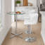 Ensemble de table de bar moderne 3 pièces avec 2 tabourets pivotants