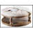 Rustic Style Round Wooden Coffee Table-1181130559