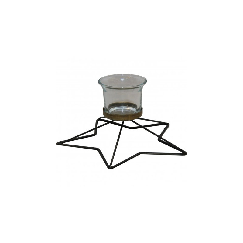 Porte-photophore en métal star