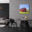  «Primaire 5» par Carol Young, art mural en verre acrylique, 24 po x 24 po-909576351
