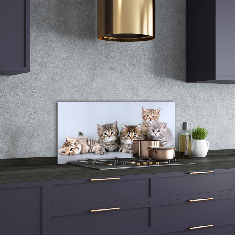 50cm W x 100cm L Glass Peel and Stick Panel