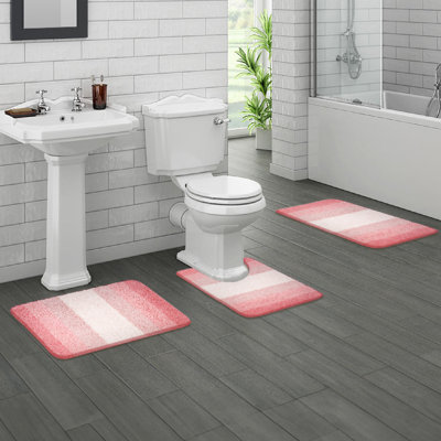 Ensemble de tapis pour salle de bain Murri Ombre