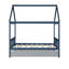 Lit double bleu marine avec couchette de couleur grise-374125009-374125012