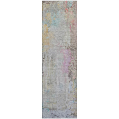 Premium Machine Washable Kelton AMF1233 Abstract Rug