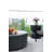 Elementi Home Chronos 18" Round Concrete Side Table for Indoor and Outdoor Use-88957813