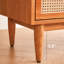 Armoire de rangement simple en rotin tressé