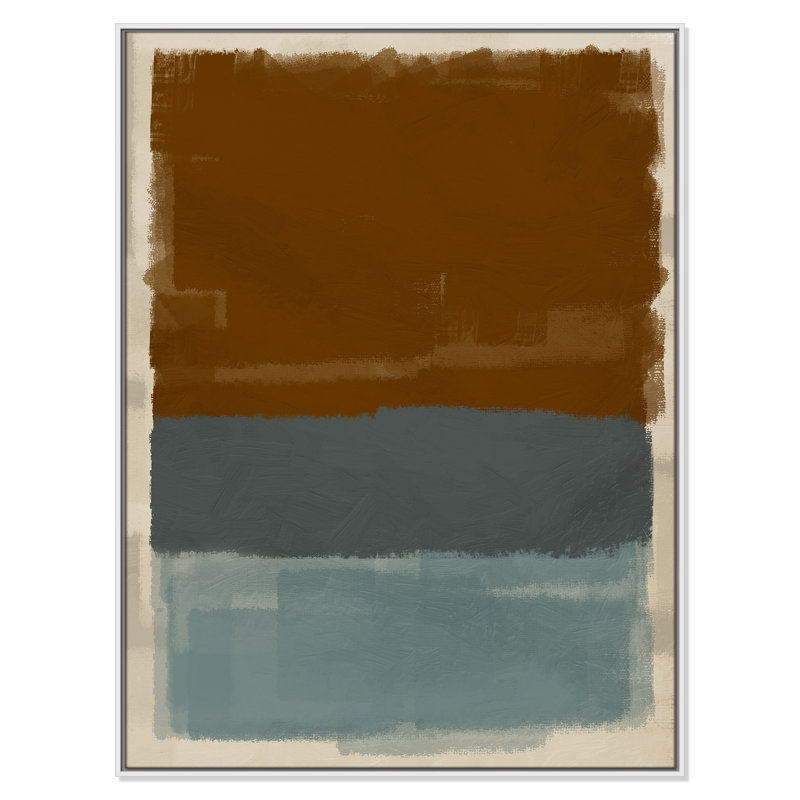 «Turbulent Honesty Print» par Marcus Prime, Flotteur blanc, 37.5' W x 49.5' H