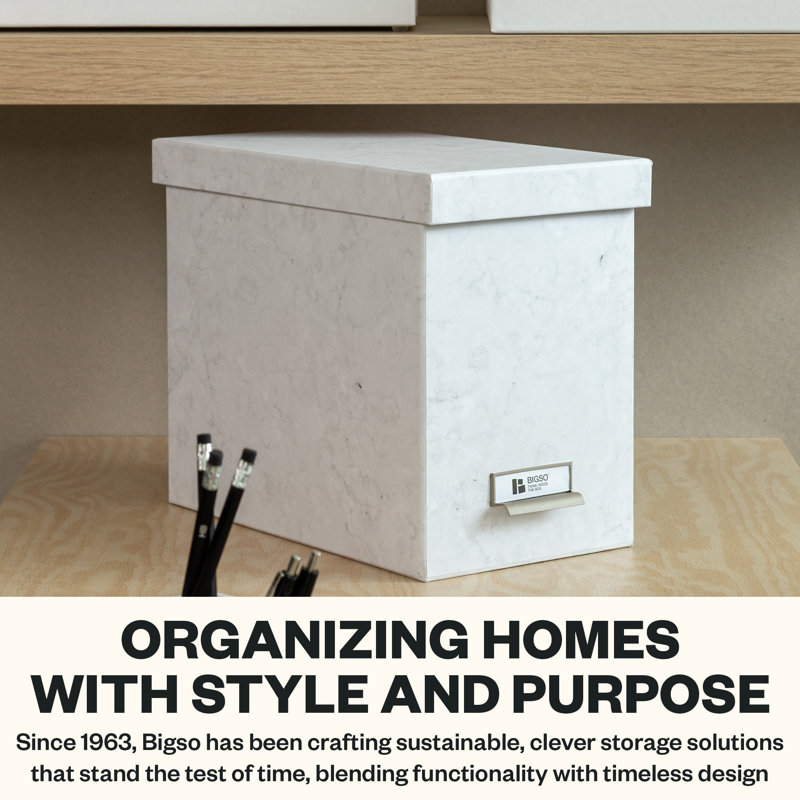 John File Box, Marble