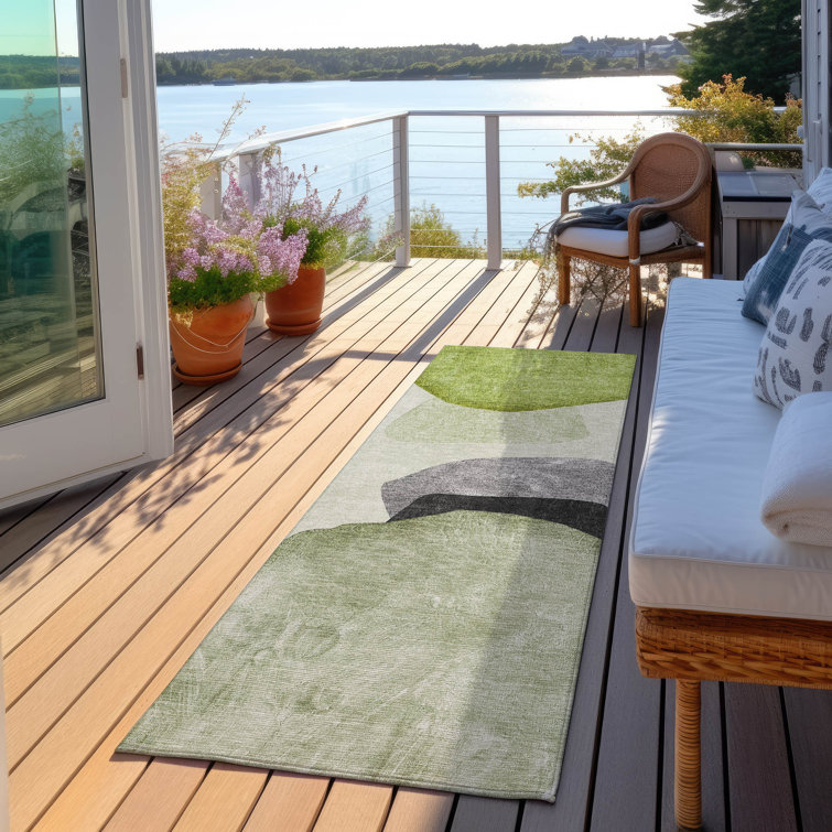 Meilani Abstract Machine Woven Polyester Rug 