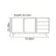 Buffet simple en bois massif avec rangement-308130813