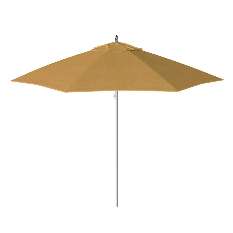 Parasol de marché 9 pi Caelo, Toile toile Sunbrella® blé