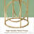 Round Accent Table, Side Table For Living Room