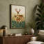 Deer and Fawn Mid-Century - Wrapped Canvas-445651465-445651469