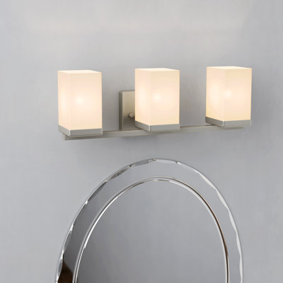 90 Degree Modern Dimmable 3-Light Wall Mounted Bathroom Vanity Lighting Fixture