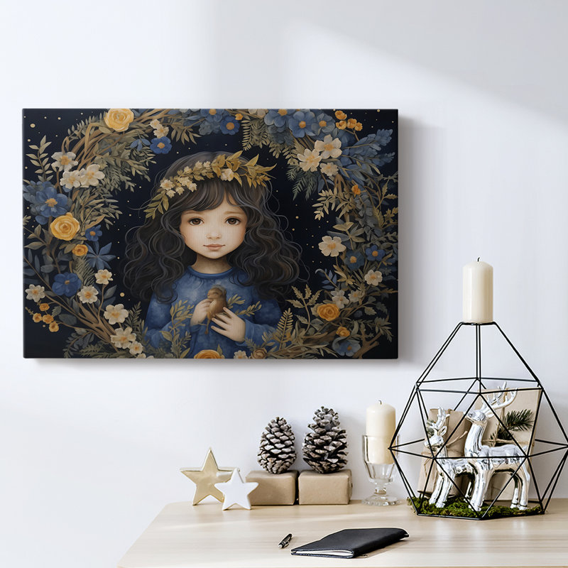 Christmas Holiday Arts - Toile tendue avec châssis, H 12 po x l 18 po