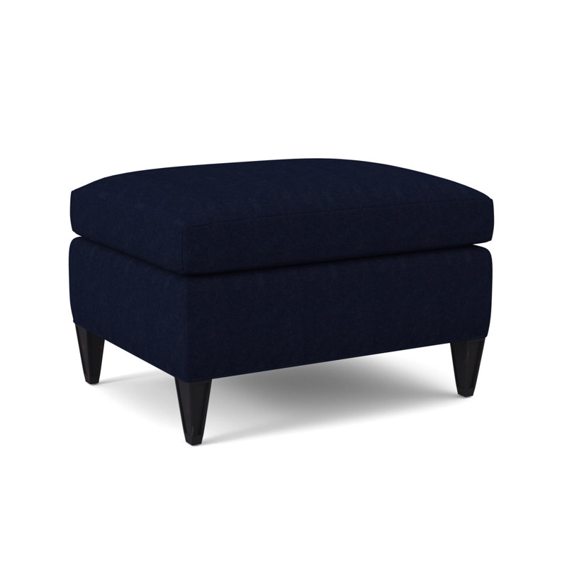 Bristol Upholstered Ottoman, Vintage Ebony, Margaret Uniform
