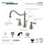 Robinet de salle de bain espacé Kingston-29272095