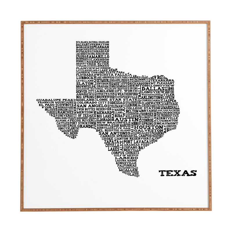 " Texas Map " by Restudio Designs