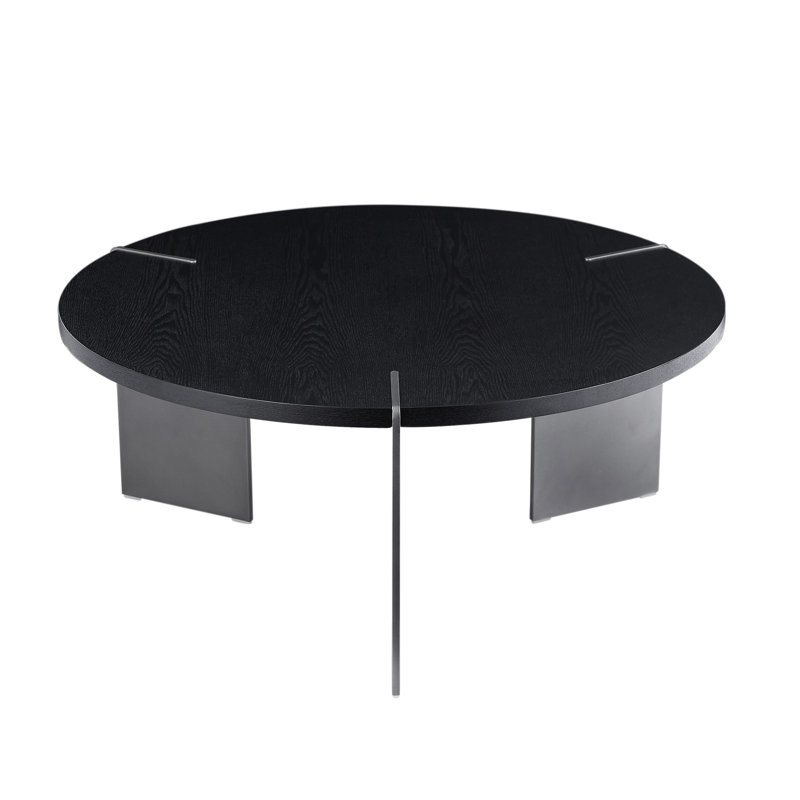 Round Coffee Table, Black