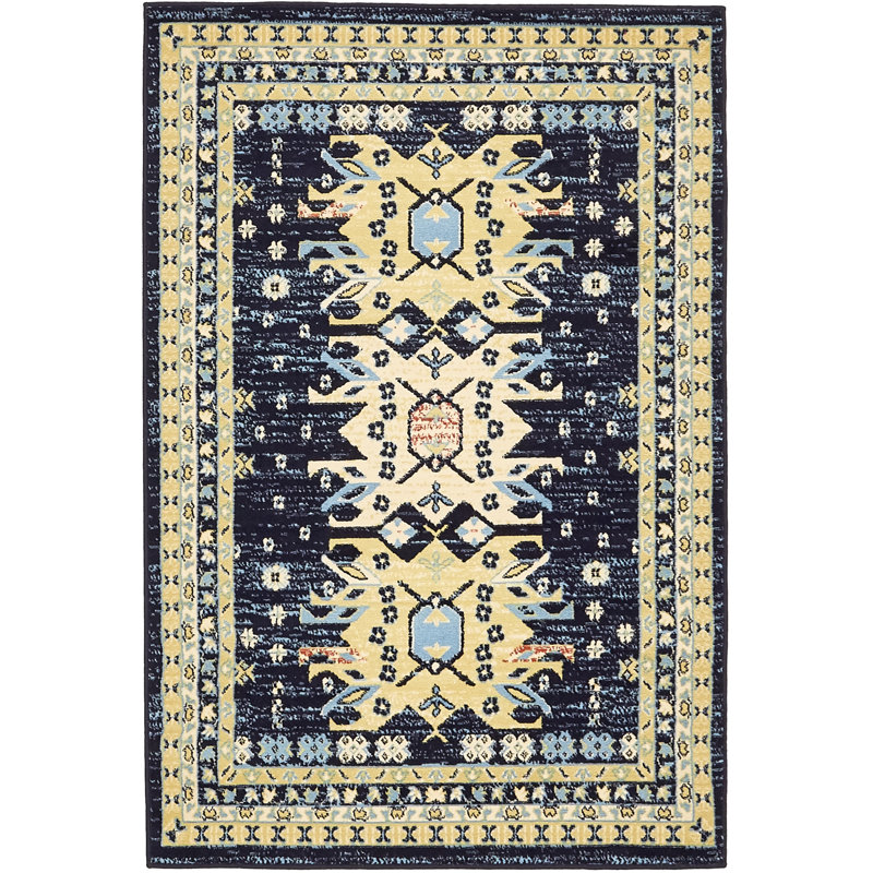 Eesi Geometric Indoor Rug, Rectangle 6'1" x 9'