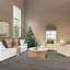 Rayé tissé à plat à la main argent/gris Tapis décoratif en laine Adamsburg-21791296