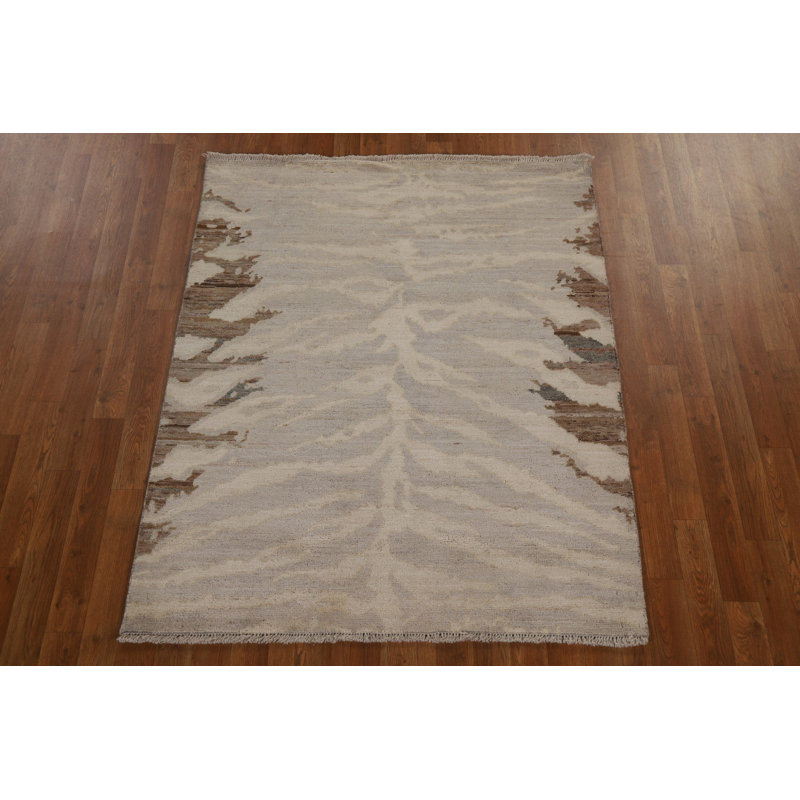 Tapis oriental art déco noué à la main