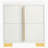 White 2-Drawer Nightstand