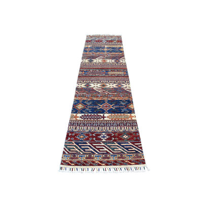 One-of-a-Kind 2'4" X 9'2" Runner Wool Area Rug in