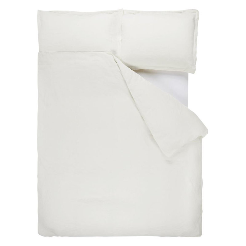 Biella Ivory Duvet , Queen Duvet Cover