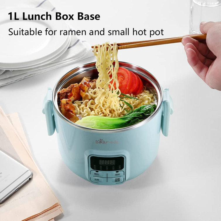 BEAR Hot Pot Electric, Mini Ramen Cooker, Electric Cooker for