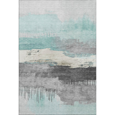 Premium Machine Washable Fairwood AMF1880 Modern Rug